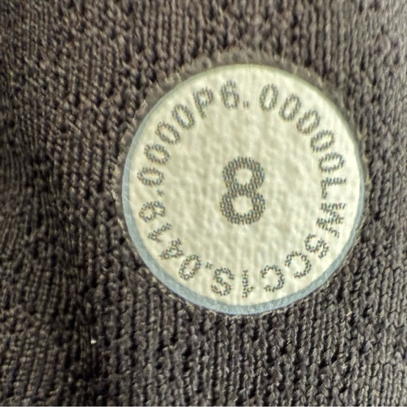 lululemon black leggings with mesh inserts size 8 - Picture 13 of 13